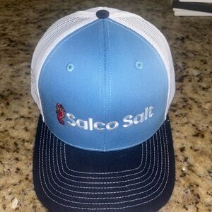 Blue and White Trucker Hat